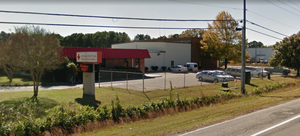 Red Cross Building picture from Google maps