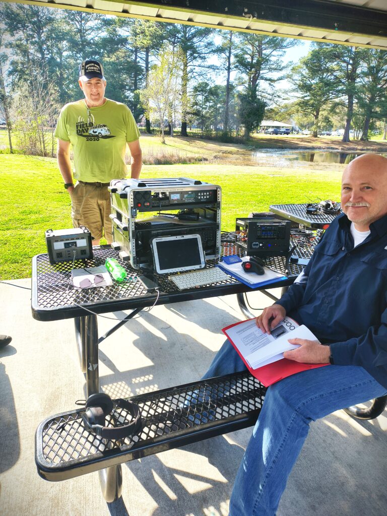 Portable operations in conjunction with the  Virginia QSO Party (VAQP) at Gosnold's Hope Park