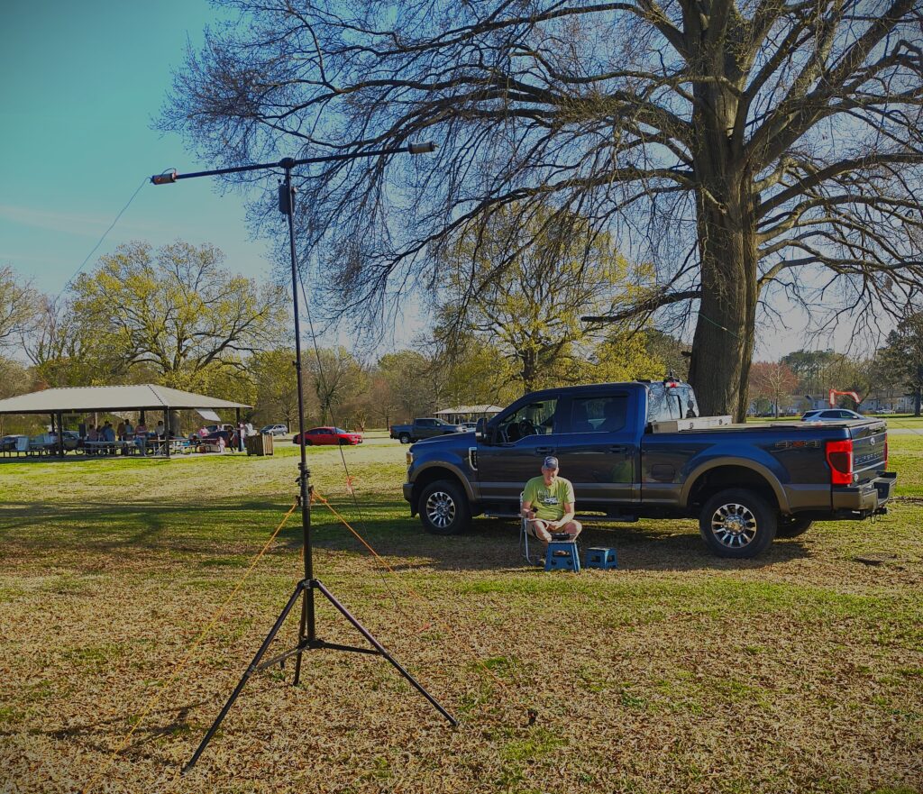 Portable operations in conjunction with the  Virginia QSO Party (VAQP) at Gosnold's Hope Park