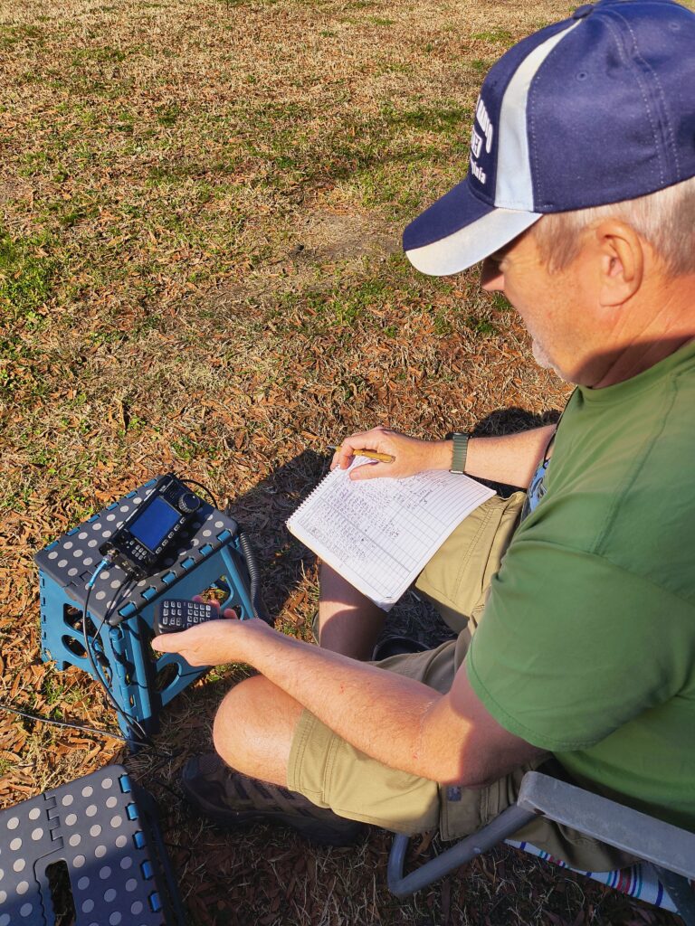 Portable operations in conjunction with the  Virginia QSO Party (VAQP) at Gosnold's Hope Park
