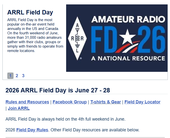 ARRL Field Day 2026
